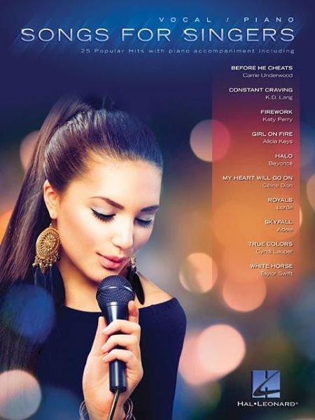 Cover for Hal Leonard Corp. · Songs for Singers: 25 Popular Hits with Piano Accompaniment (Pocketbok) (2014)