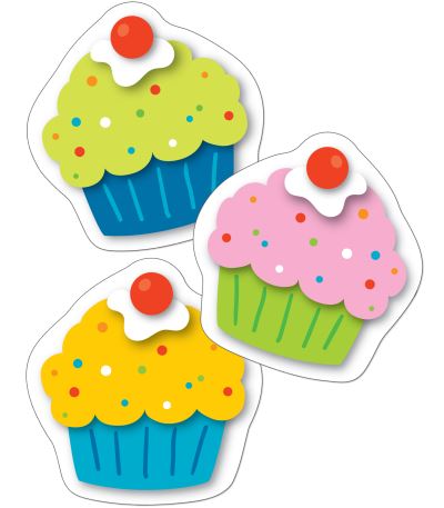 Cover for Carson-Dellosa Publishing · Cupcakes Mini Cut-Outs (N/A) (2016)