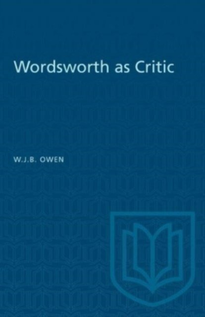 W.J.B. Owen · Wordsworth as Critic - Heritage (Paperback Book) (1969)