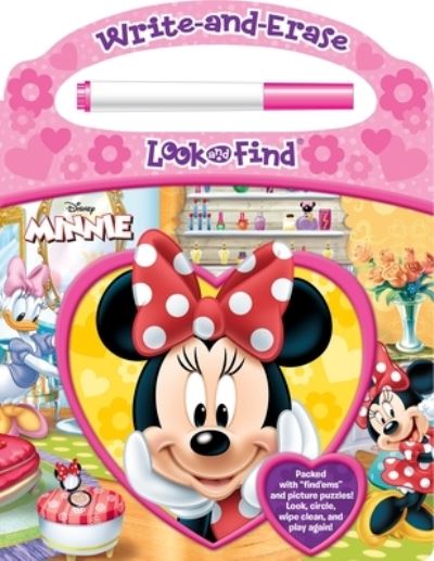 Cover for Editors of Phoenix International Publications · Disney Minnie Mouse - Write-And-Erase Look and Find (Board book) (2019)