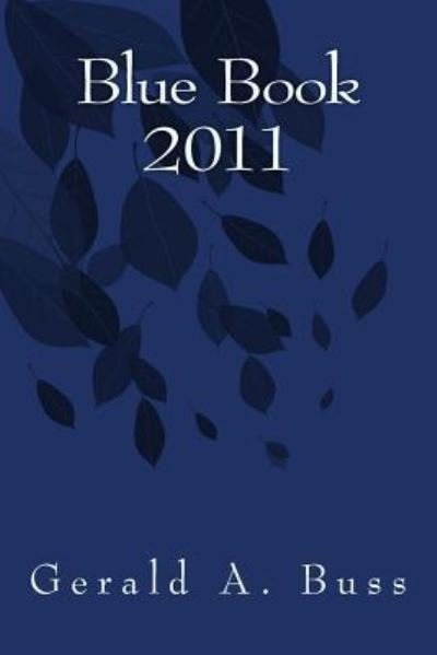 Cover for Gerald a Buss · Blue Book 2011 (Paperback Book) (2018)