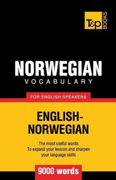 Cover for Andrey Taranov · Norwegian vocabulary for English speakers - 9000 words - American English Collection (Paperback Book) (2014)