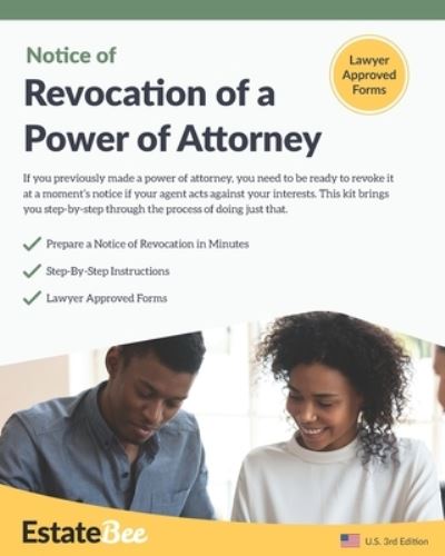 Cover for Estatebee · Revocation of a Power of Attorney Kit: Revoke a Power of Attorney Quickly &amp; Easily, Without a Lawyer.... - 2021 Edition (Paperback Book) (2021)