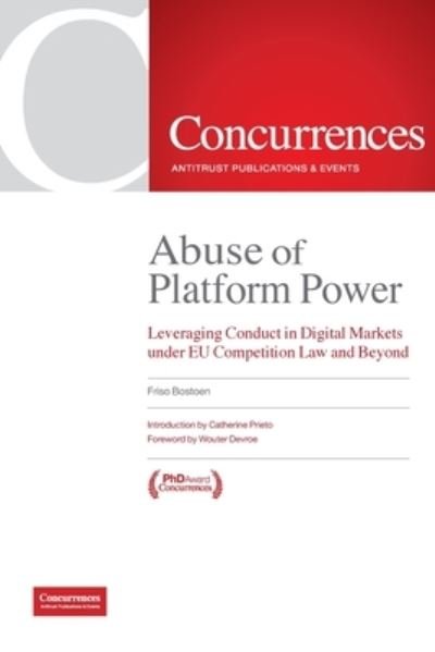 Cover for Friso Bostoen · Abuse of Platform Power (Bok) (2023)