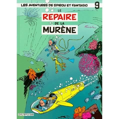 Cover for Andre Franquin · Les aventures de Spirou et Fantasio: Le repaire de la murene (9) (Innbunden bok) (1957)