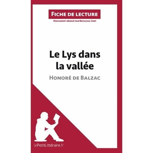 Cover for Natacha Cerf · Le Lys dans la vallée d'Honoré de Balzac (Fiche de lecture) (Paperback Book) (2014)