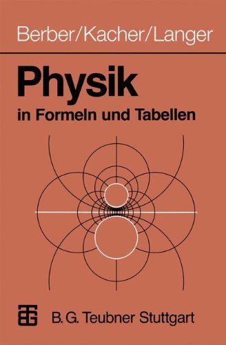 Cover for Joachim Berber · Physik in Formeln Und Tabellen (Paperback Book) (1992)