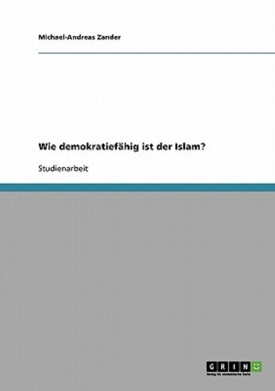 Cover for Zander · Wie demokratiefähig ist der Isla (Book) [German edition] (2013)