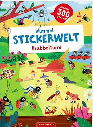 Cover for Mariana Ruiz Johnson · Wimmel-Stickerwelt – Krabbeltiere (Book) (2024)