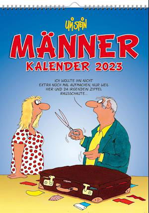 Uli Stein Männer Kalender 2023: Monatskalender für die Wand - Uli Stein - Gadżety - Lappan Verlag - 9783830320111 - 25 lipca 2022