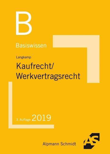 Cover for Langkamp · Kaufrecht / Werkvertragsrecht (Book)