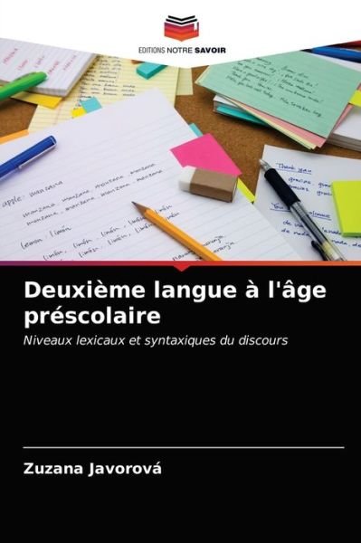 Cover for Zuzana Javorova · Deuxieme langue a l'age prescolaire (Paperback Book) (2021)