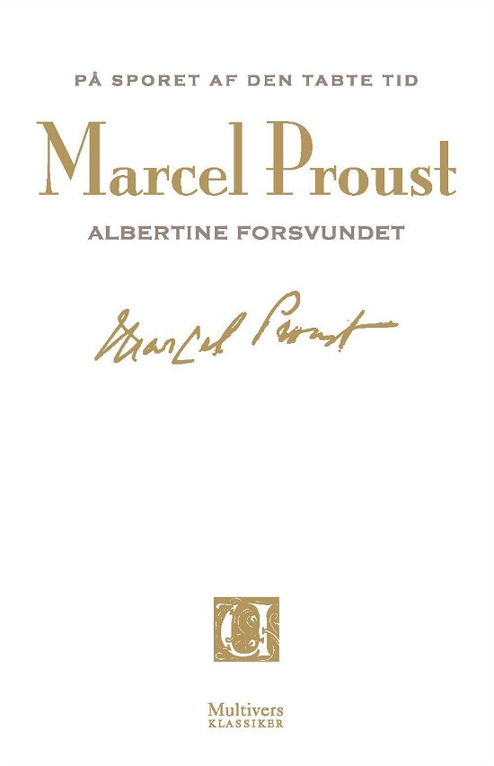 Cover for Marcel Proust · På sporet af den tabte tid, bd. 11 (Sewn Spine Book) [1st edition] (2014)
