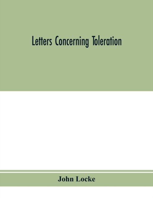 Cover for John Locke · Letters concerning toleration (Paperback Bog) (2020)