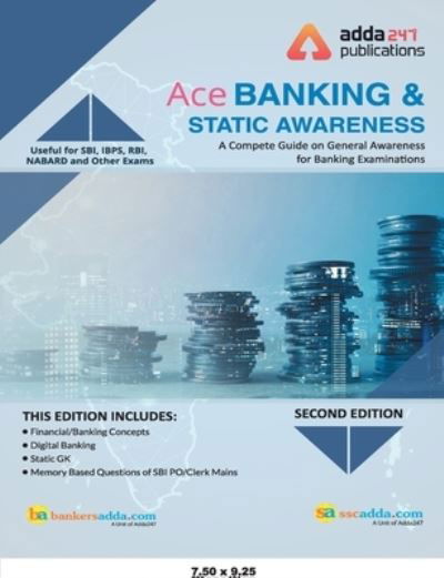 Ace Banking And Static Awareness Book - Adda247 - Kirjat - Metis Eduventures pvt ltd - 9789388964111 - keskiviikko 7. elokuuta 2019