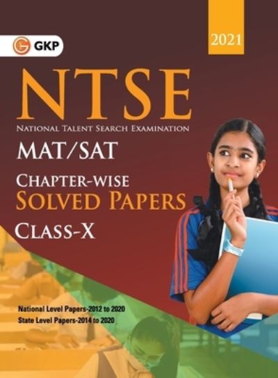 Cover for G K Publications (P) Ltd · Ntse 2020-21 Class 10th (Mat + Sat) Chapter Wise Solved Papers (National Level 2012 to 2020 &amp; State Level 2014 to 2020) (Taschenbuch) (2021)