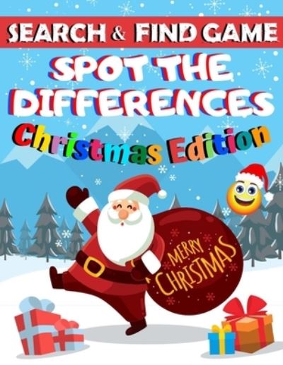 Cover for Bario's Art Publishing · Search &amp; Find Game Spot The Differences Christmas Edition (Paperback Book) (2020)