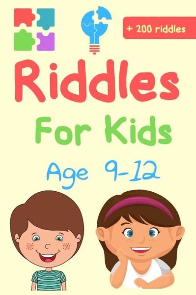 Cover for Rhys J Wolf Workbooks · Riddles For Kids Age 9-12 (Pocketbok) (2020)