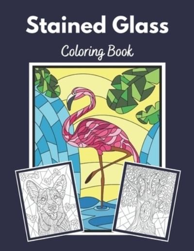 Cover for Earjeeniha · Stained Glass Coloring Book (Paperback Book) (2020)
