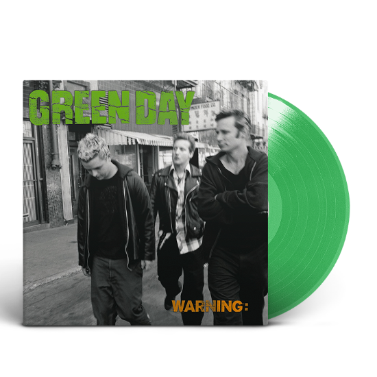 Cover for Green Day · Warning (LP) [Limited Fluorescent Green Vinyl edition] (2024)