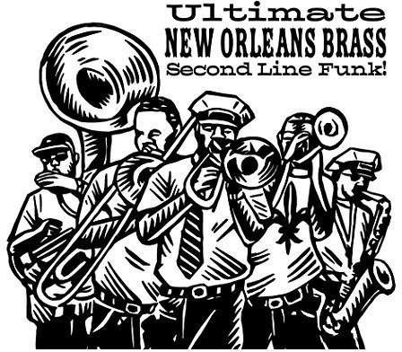 Cover for Ultimate New Orleans Brass Band / Various (LP) (2014)