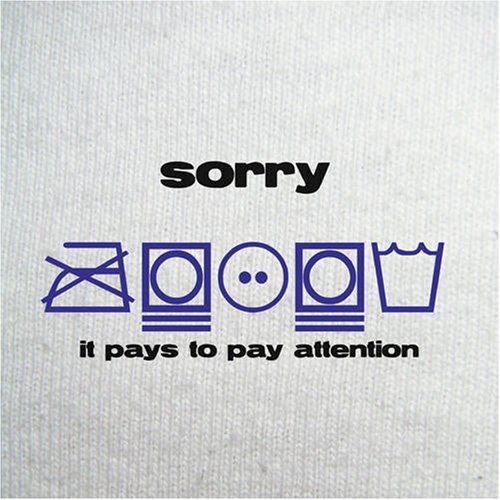 Cover for Sorry · It Pays to Pay Attention (CD) (2006)