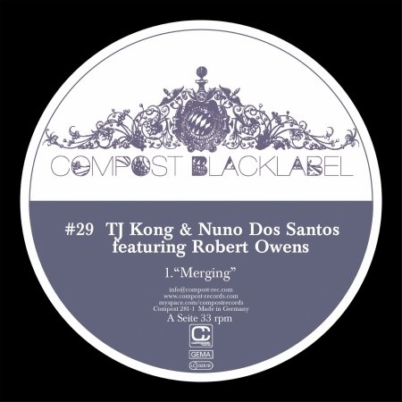 Cover for Tj Kong &amp; Nuno Dos Santos · Black Label 29 (Feat. Robert Owens) (12&quot;) (2007)