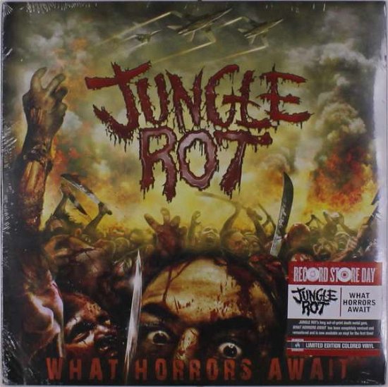 Cover for Jungle Rot · What Horrors Await (LP) [Reissue edition] (2018)