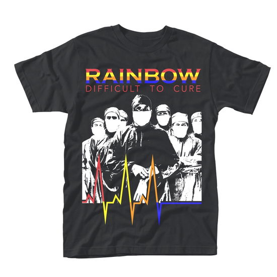 Cover for Rainbow · Difficult To Cure (T-shirt) [size XL] [Black edition] (2016)