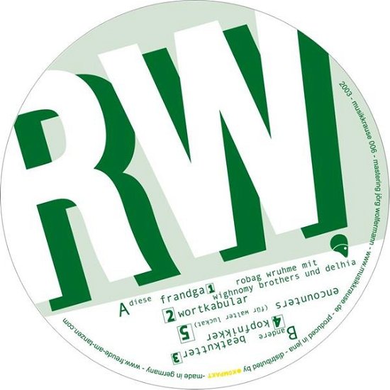 Cover for Robag Wruhme · Kopfnikker (LP) (2023)