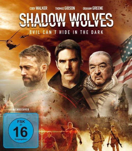 Cover for Gibson,thomas / Greene,graham / Walker,cody/l · Shadow Wolves-evil Cant Hide in the Dark (Blu-ray) (2019)