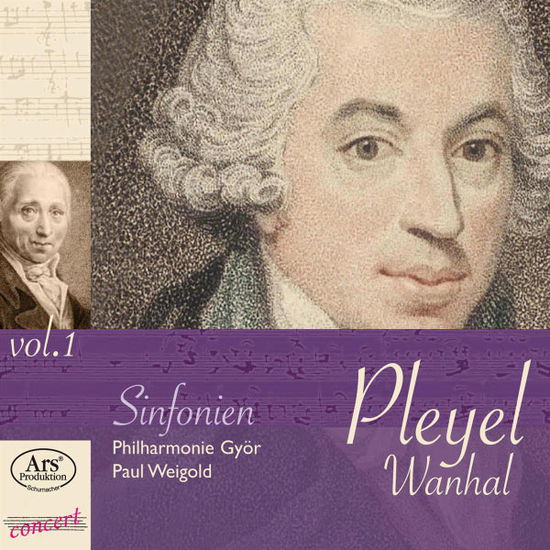 Pleyel Sinfonien 1 - Pleyel / Vanhal / Gyor Philharmonic Orch / Weigold - Musik - ARS - 4260052388112 - 1. november 2012