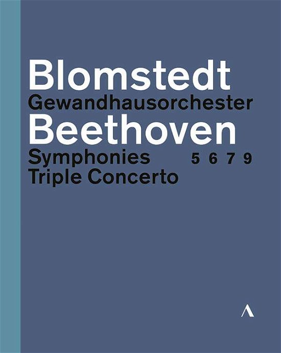 Cover for Ludwig Van Beethoven · Symphonies No.5, 6, 7 &amp; 9/triple Concerto (Blu-ray) (2019)
