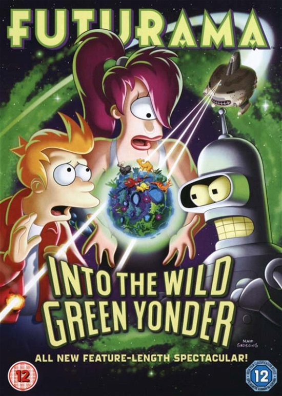 Cover for Futurama - into the Wild Green · Futurama - Into The Wild Green Yonder (DVD) (2009)