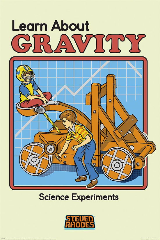 Cover for Steven Rhodes · Learn About Gravity Maxi Poster (MERCH)