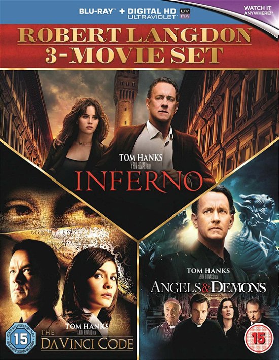 Da Vinci Code / Angels and Demons / Inferno / UK Version /cast - Movie - Filmes - SPHE - 5050629353112 - 20 de fevereiro de 2017
