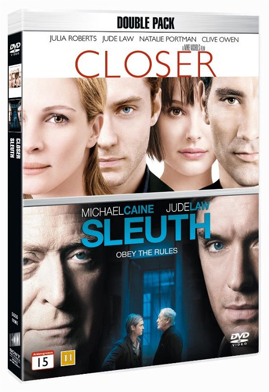 Cover for Doublepack · Closer / Sleuth (DVD) (2009)