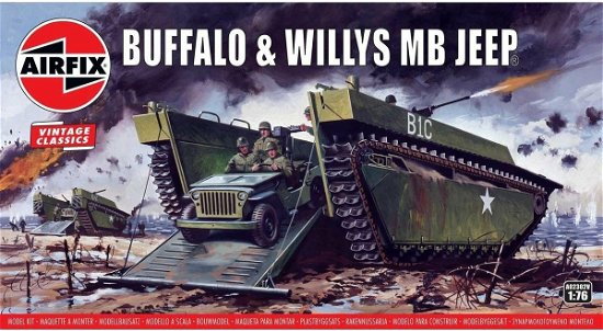 Cover for Airfix · Buffalo Amphibian Lvt &amp; Jeep (1:76) (Spielzeug)