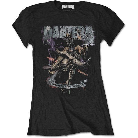 Pantera Ladies T-Shirt: Vintage Rider - Pantera - Gadżety - Bravado - 5055979943112 - 