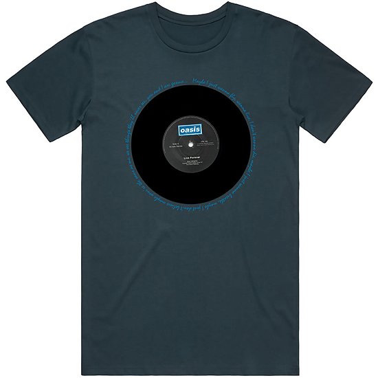 Oasis Unisex T-Shirt: Live Forever Single - Oasis - Produtos -  - 5056187727112 - 