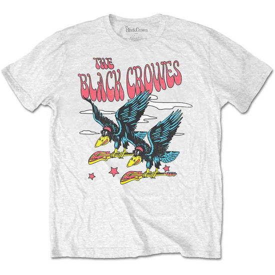 The Black Crowes Unisex T-Shirt: Flying Crowes - Black Crowes - The - Gadżety -  - 5056368661112 - 