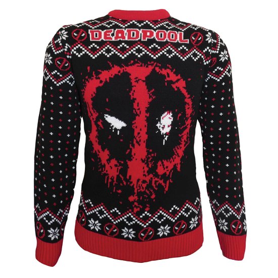 Deadpool Sweatshirt Christmas Jumper Deadpool Größ - Marvel - Merchandise -  - 5056463458112 - October 25, 2022
