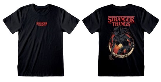 Stranger Things - Demogorgon Upside Down (Front & Back Print) T Shirt - Stranger Things - Merchandise - STRANGER THINGS - 5056688501112 - 1. mai 2024