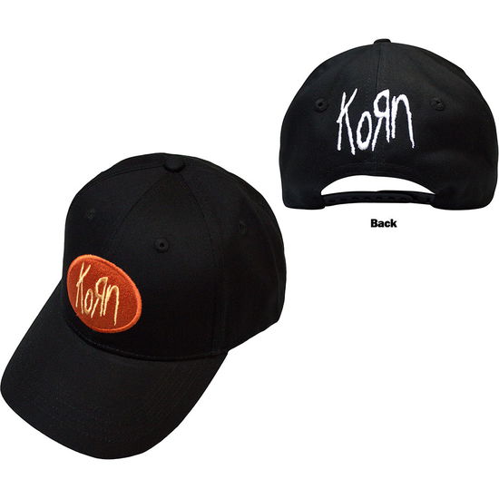 Cover for Korn · Korn Unisex Baseball Cap: Oval Logo (Back Print) (CLOTHES) (2024)