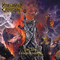 Cover for Malevolent Creation · The Ten Commandments (LP) (2018)