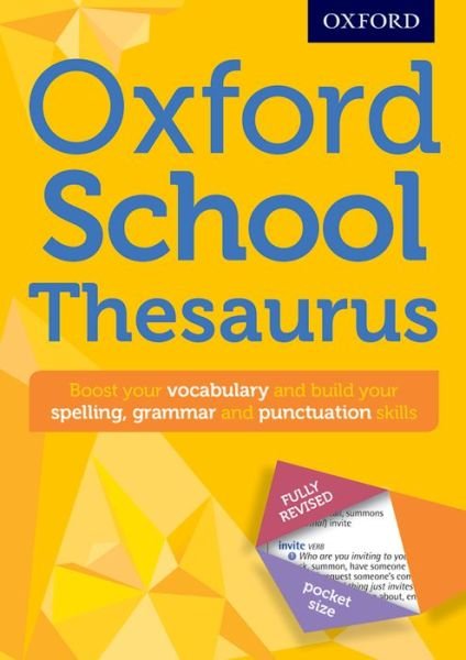 Cover for Oxford Dictionaries · Oxford School Thesaurus (Bok) (2016)