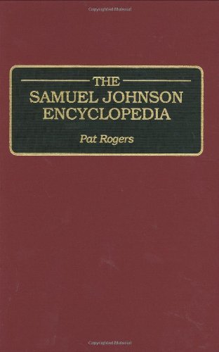 Cover for Professor Pat Rogers · The Samuel Johnson Encyclopedia (Hardcover Book) (1996)