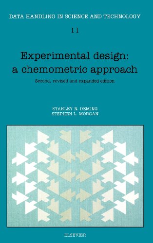 Cover for S. N. Deming · Experimental Design: A Chemometric Approach - Data Handling in Science and Technology (Hardcover Book) (1993)