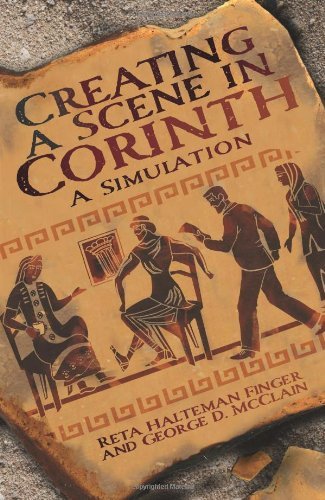 Cover for Reta Halteman Finger · Creating a Scene in Corinth: a Simulation (Pocketbok) (2013)