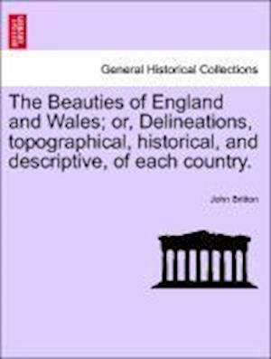 Cover for John Britton · The Beauties of England and Wales; Or, Delineations, Topographical, Historical, and Descriptive, of Each Country. (Taschenbuch) (2011)